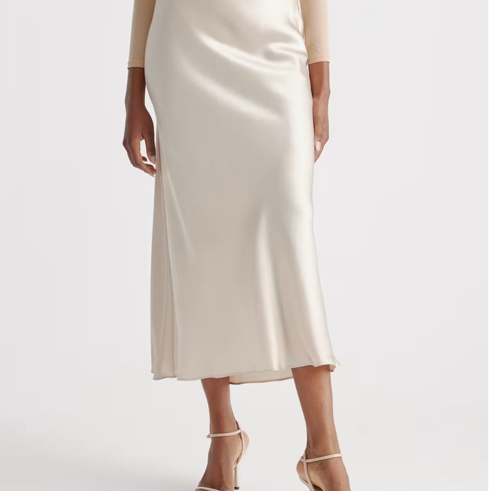 Quince Cream Maxi Skirt